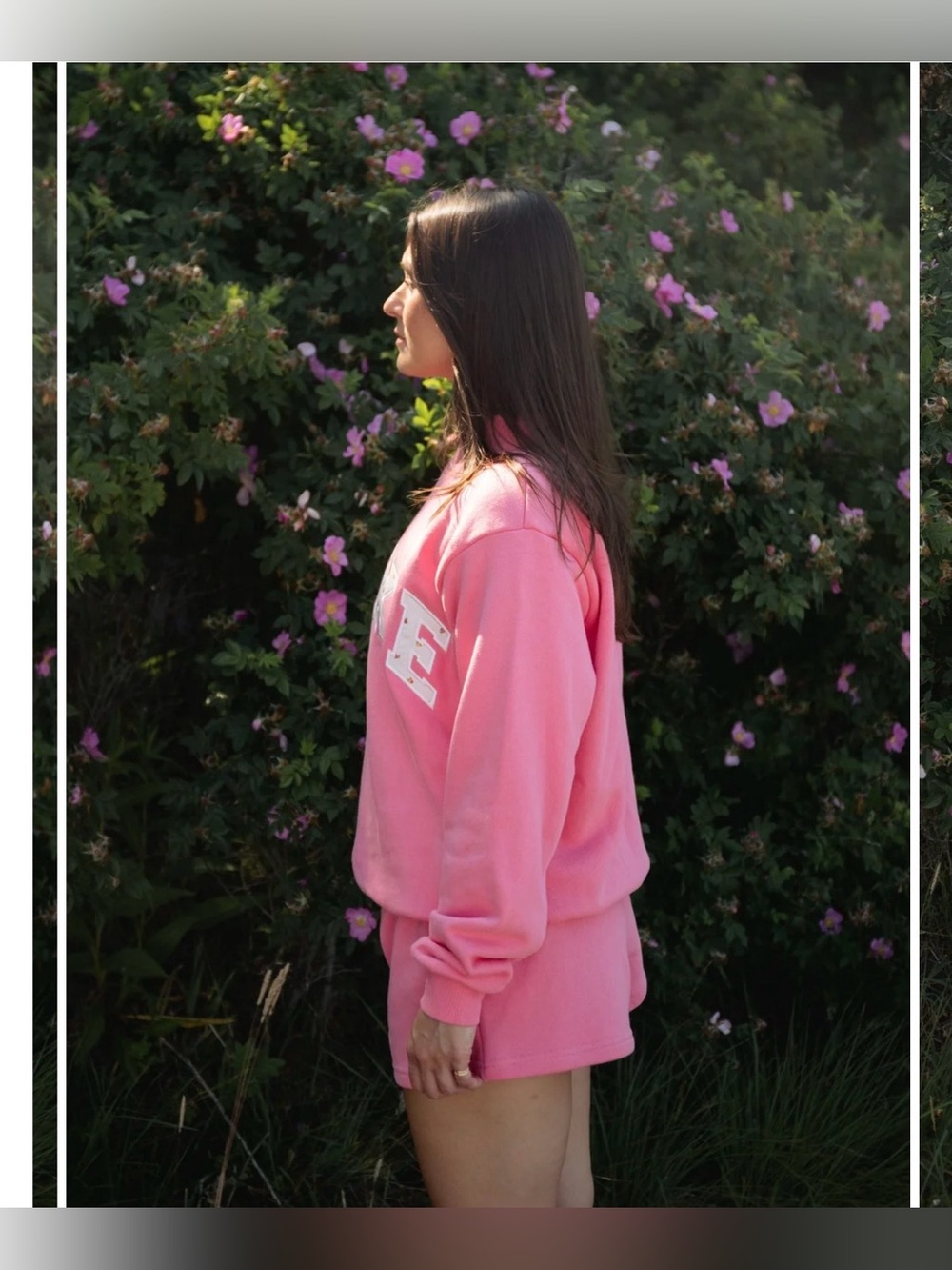 NEW Parke Maggie &Emma Heritage Varsity Mockneck Sweatshirt Size S/M - Picture 2 of 3